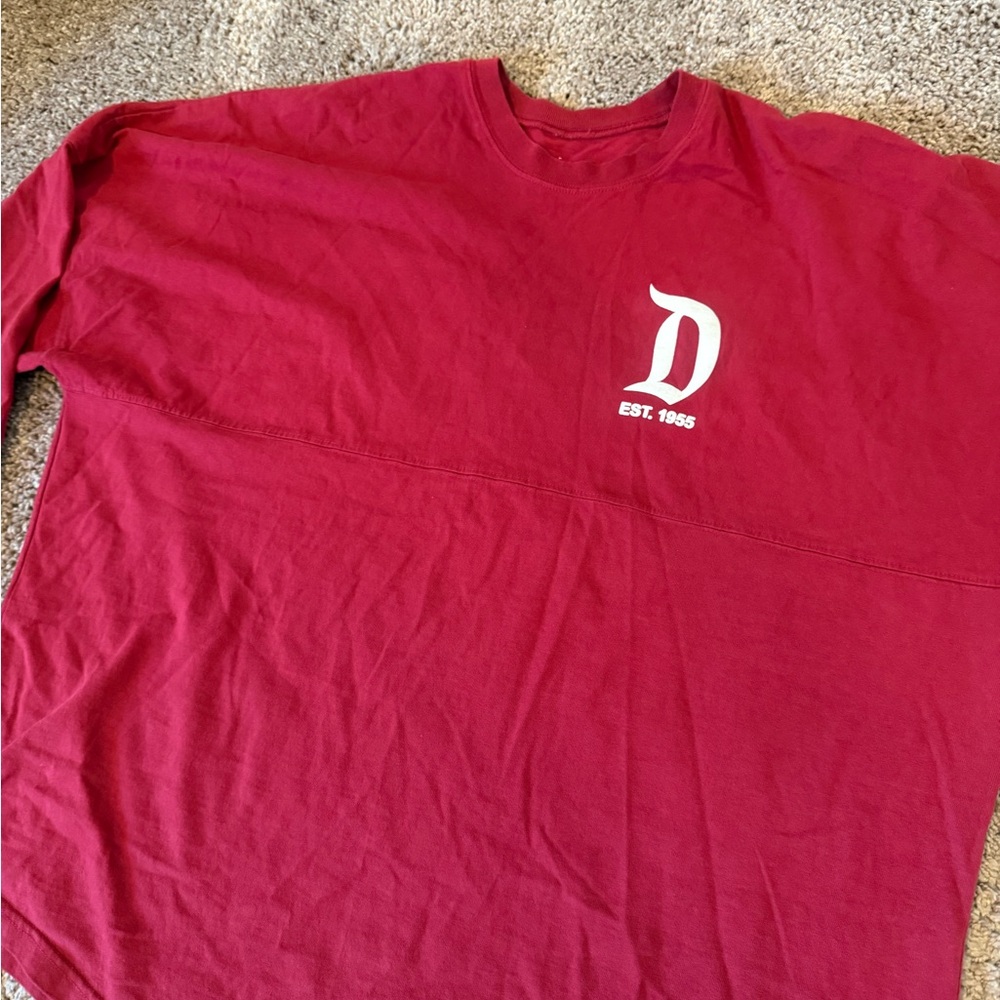 Disney red spirit jersey